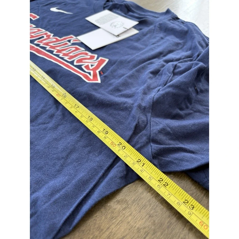 NWT The Nike Tee Size‎ Large Cleveland Guardians #57 Bieber Short Sleeve T Shirt
